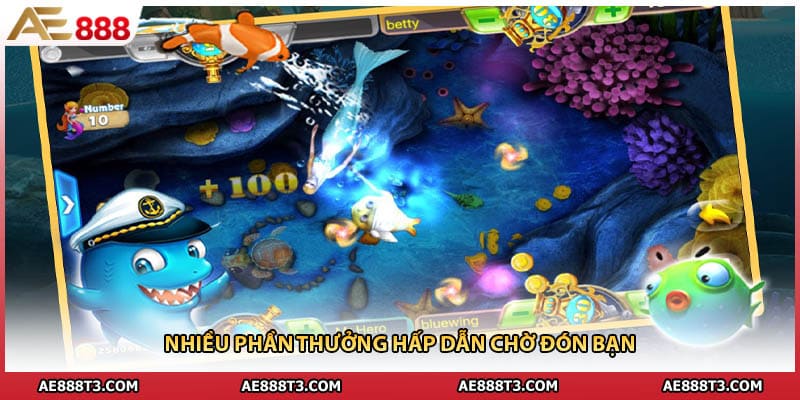 Nhiều phần thưởng hấp dẫn chờ đón bạn